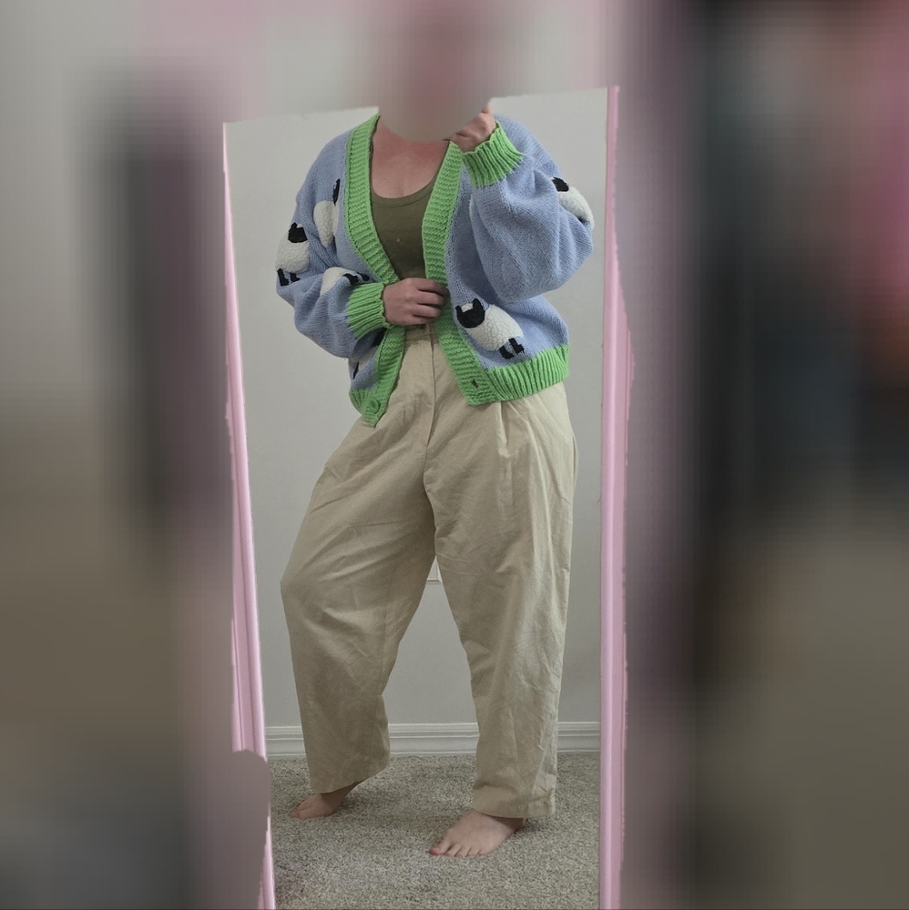 "Knit" Sheep Cardigan